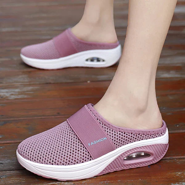 Vrouwen - Slip-On Wandelschoenen - Ademend Mesh - Orthopedische Sneakers - Comfortabel Stappers