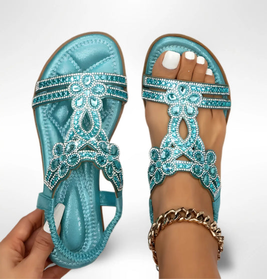 Elegante dames sandalen met zachte demping en verstelbare bandjes – LORENA SOFT