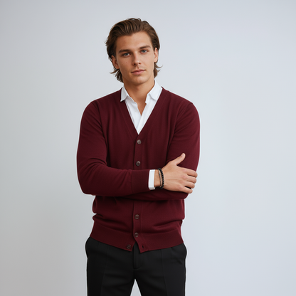 Vest - Heren - V Hals Met Knoopsluiting - Klassiek - Stijlvol