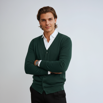 Vest - Heren - V Hals Met Knoopsluiting - Klassiek - Stijlvol