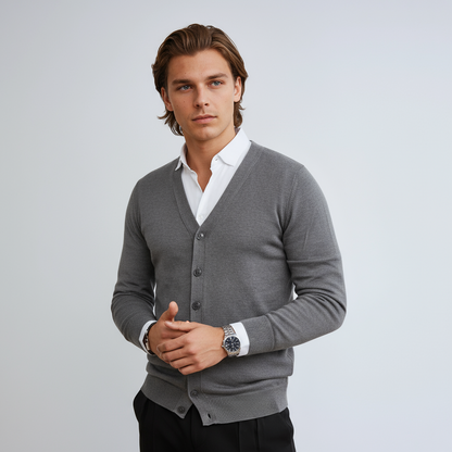 Vest - Heren - V Hals Met Knoopsluiting - Klassiek - Stijlvol