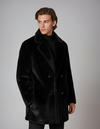 Winterjas - Heren - Bont En Knoopsluiting - Luxe Jassen - ARON