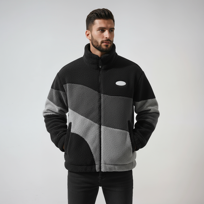 Fleece Jas - Heren - Zacht Warm Fleece - Vintage - Vinta