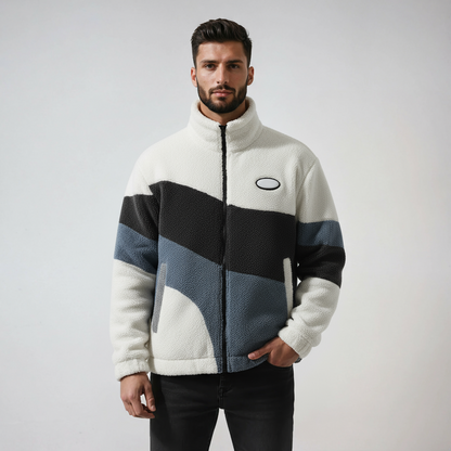 Fleece Jas - Heren - Zacht Warm Fleece - Vintage - Vinta
