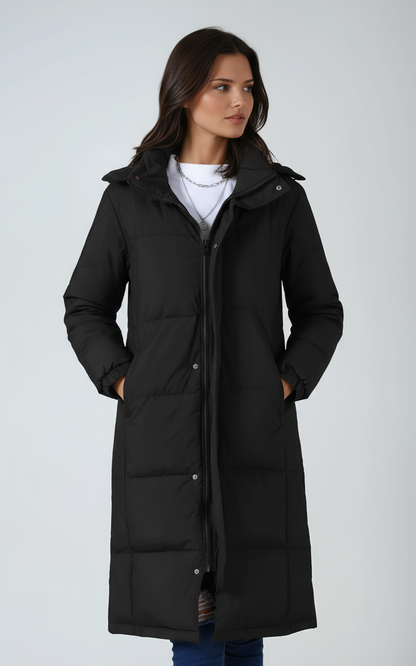 Lange Winterjas - Dames - Capuchon - Lange Damesjas - Nova