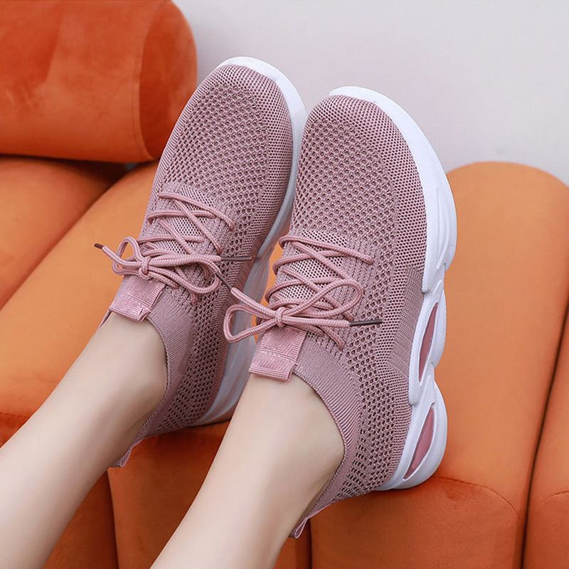 Ademende Mesh Sneakers - Dames - Comfortabele Pasvorm - Actieve Lifestyle - MODERNE STAP