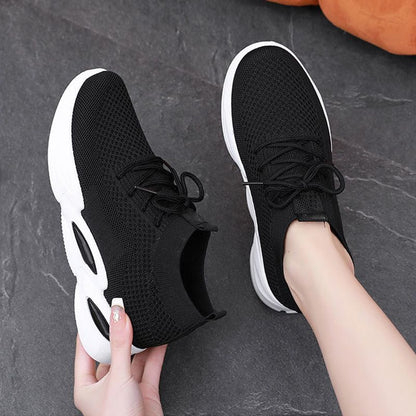 Ademende Mesh Sneakers - Dames - Comfortabele Pasvorm - Actieve Lifestyle - MODERNE STAP