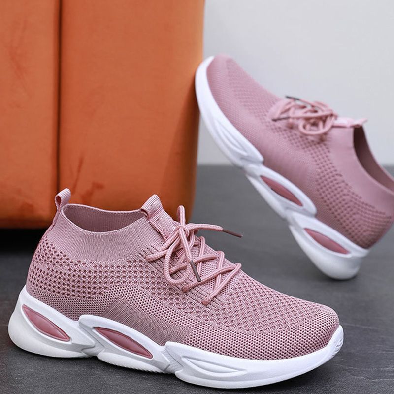 Ademende Mesh Sneakers - Dames - Comfortabele Pasvorm - Actieve Lifestyle - MODERNE STAP
