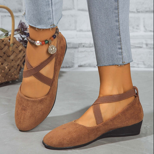 Vrouwen - Platte Balletschoenen - Elegant en Comfortabel - Slip-On - ELEGANTE STAP