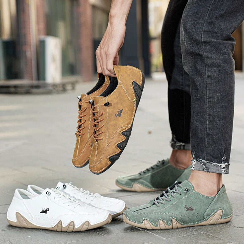 Barefoot Schoenen - Unisex - PU-Leren - Natuurlijk Comfort - PrimalPath
