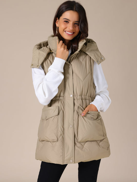 Bodywarmer - Dames - Lang Capuchon - Winter - Lira