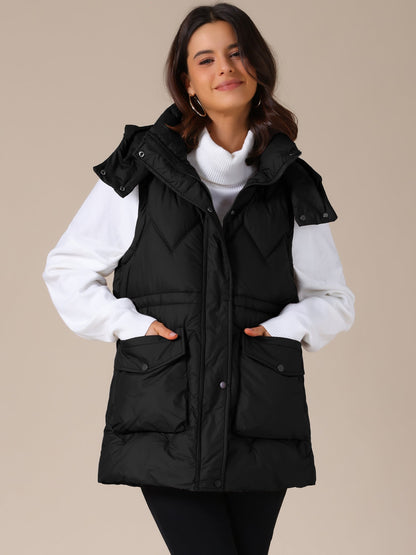 Bodywarmer - Dames - Lang Capuchon - Winter - Lira