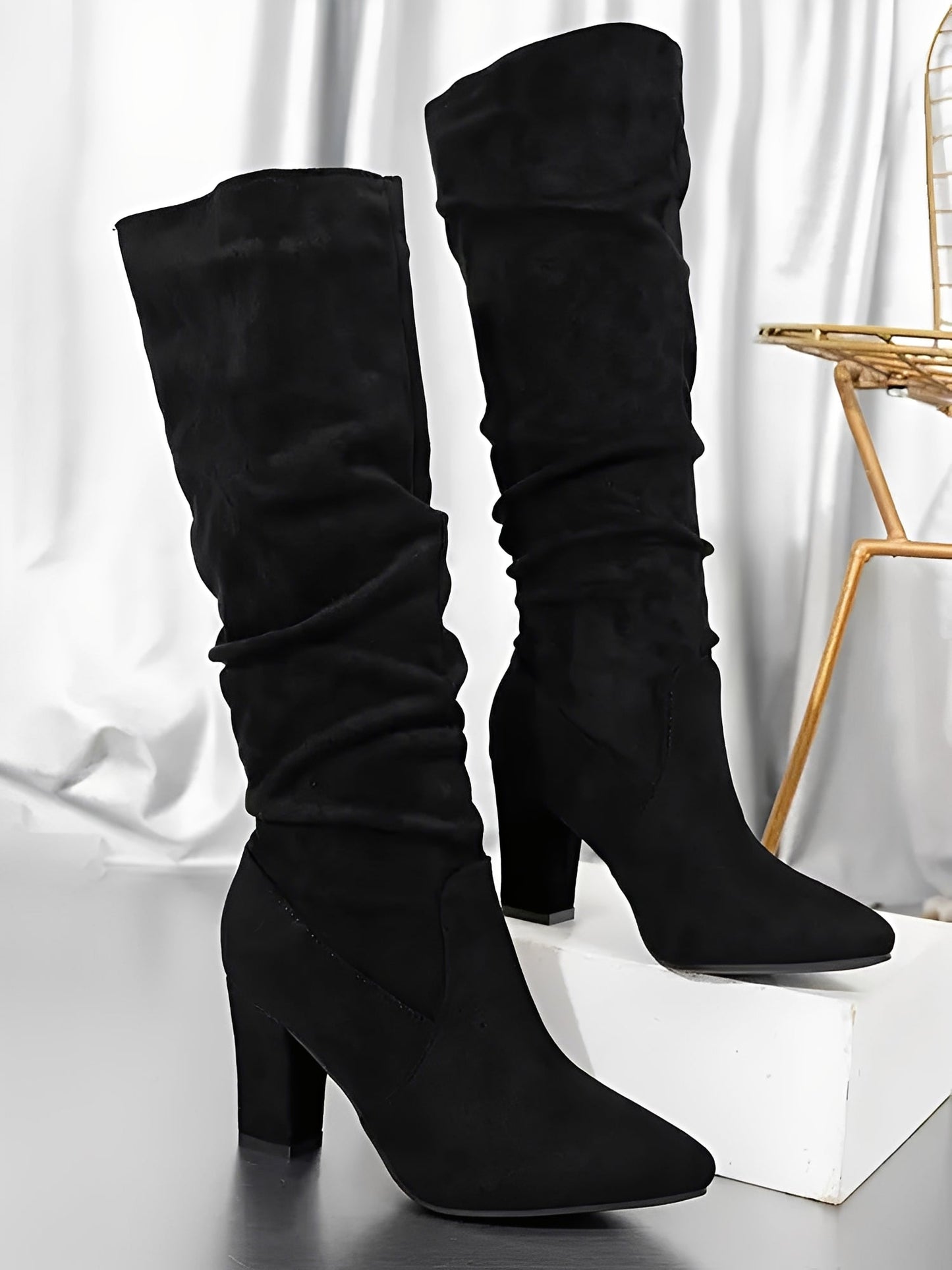 Suede Laarzen - Dames- Zachte Suede - Laarzen Dames - Vista