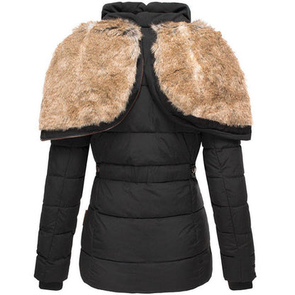 Gewatteerde Jas - Dames - Fleece Capuchon - Warmjas - Noor